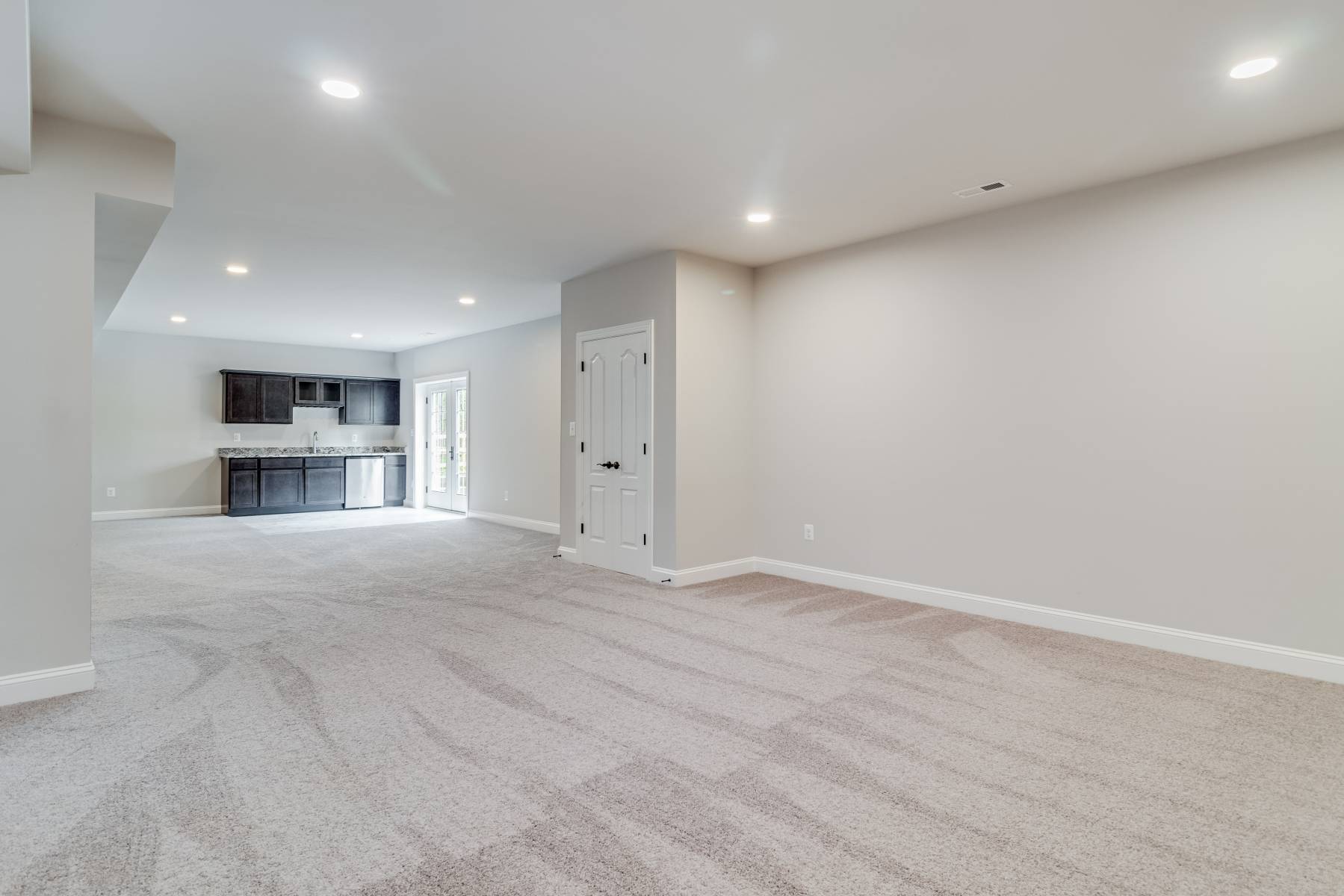 Finished Lower Level Living Space
